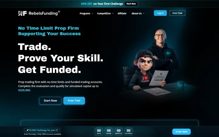 RebelsFunding home page
